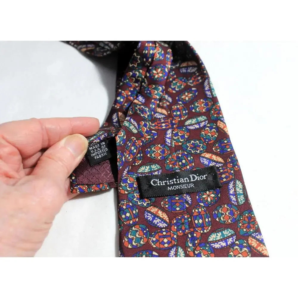 Christian Dior Monsieur 3.75 X 56 Inch Silk Necktie